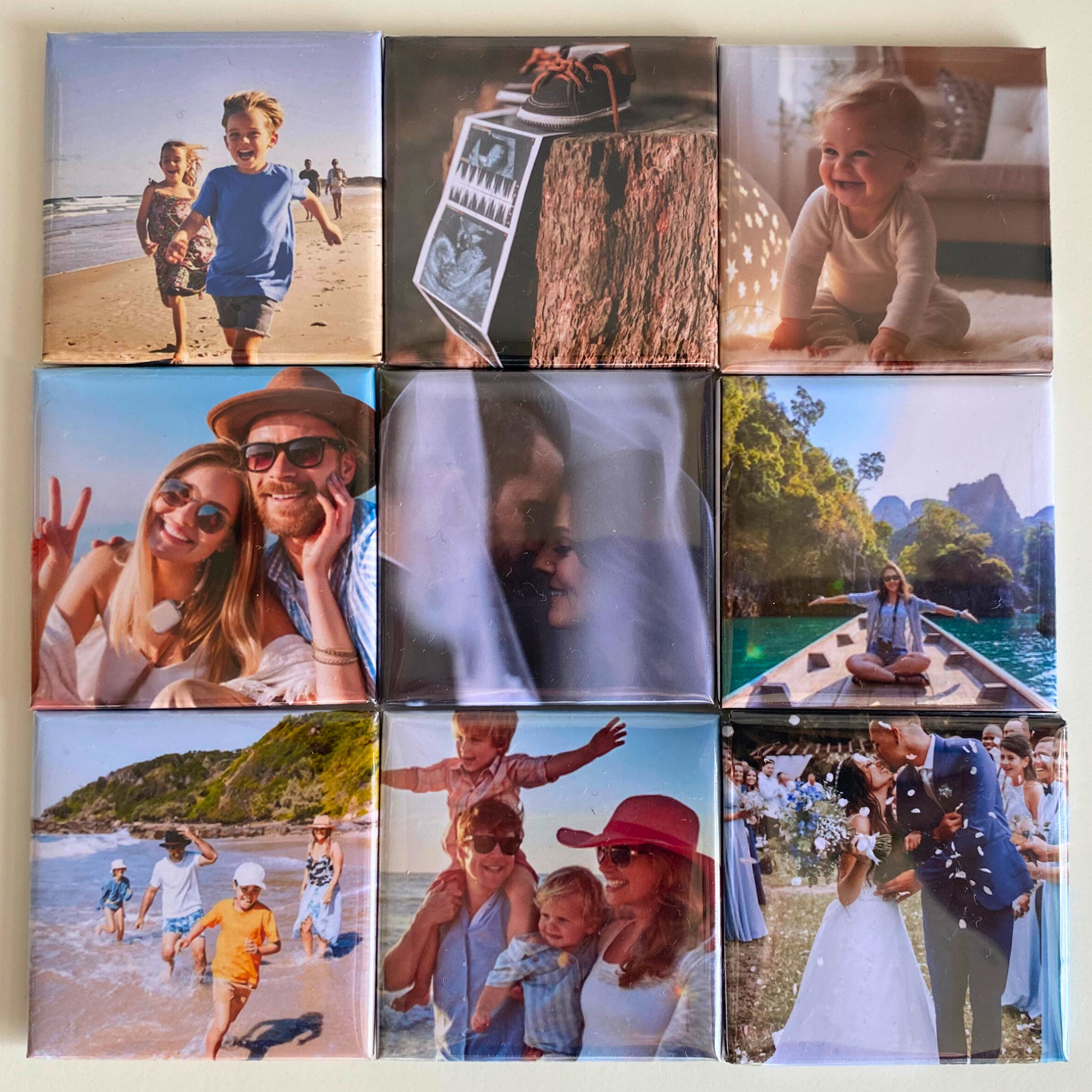 Set van 9 fotomagneten